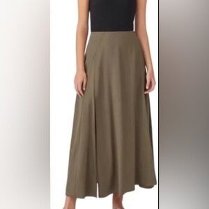 Cuyana Olive Maxi Skirt